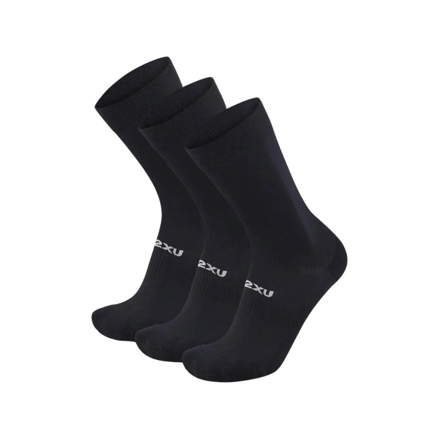 2xu Crew Socks (3 pack) - The Triathlon Store