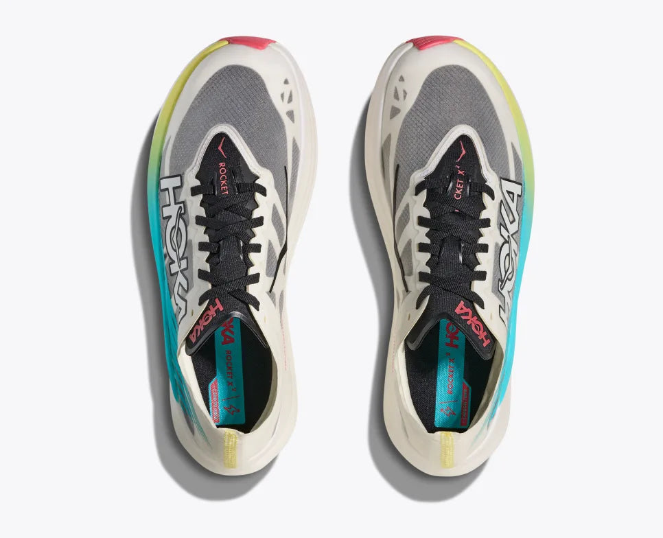 HOKA Rocket X2 - Unisex Running Shoes - Yuzu/Cielo Blue