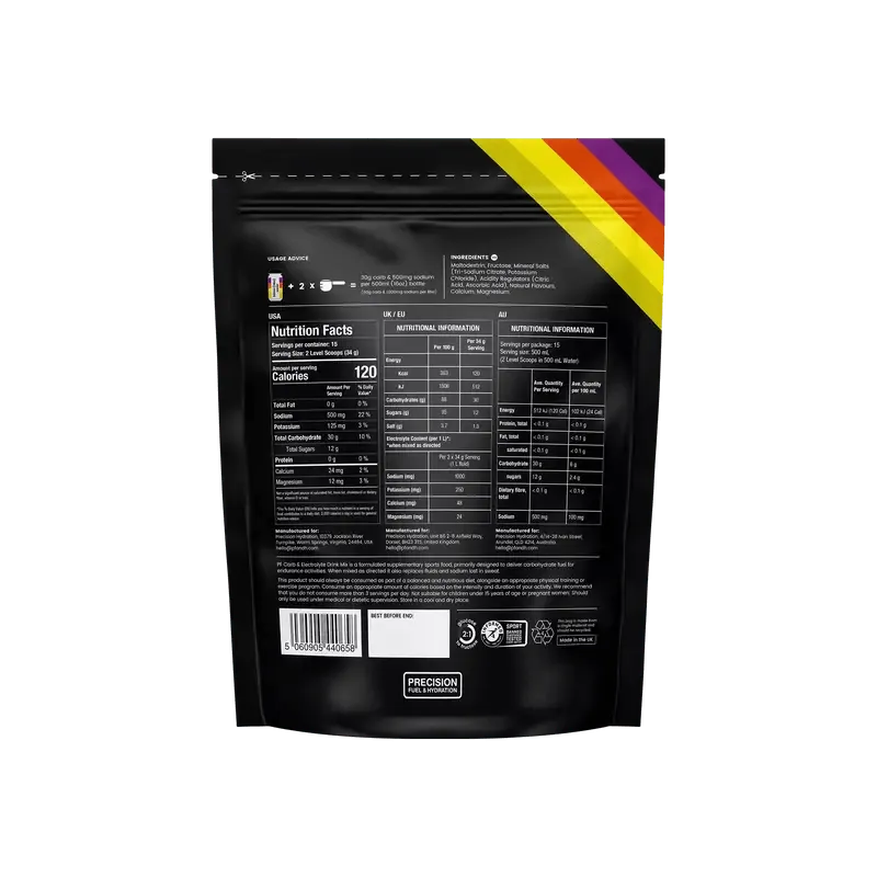 Precision Nutrition - Carb & Electrolyte Drink Mix - The Triathlon Store