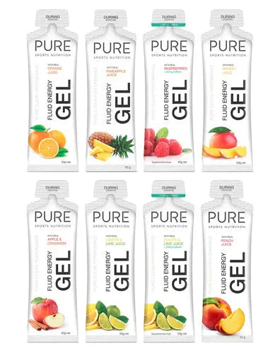 PURE Fluid Energy Gels Sample Pack (8 gels)