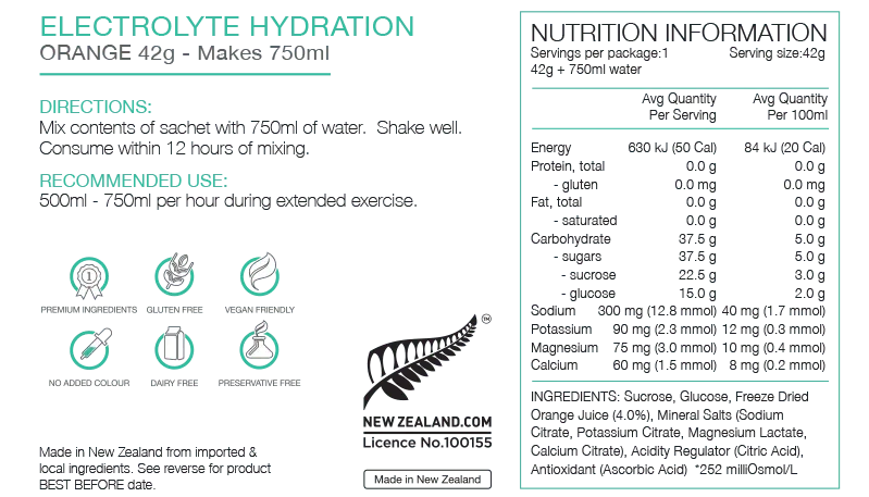 Pure Sports Electrolyte Sachets - The Triathlon Store