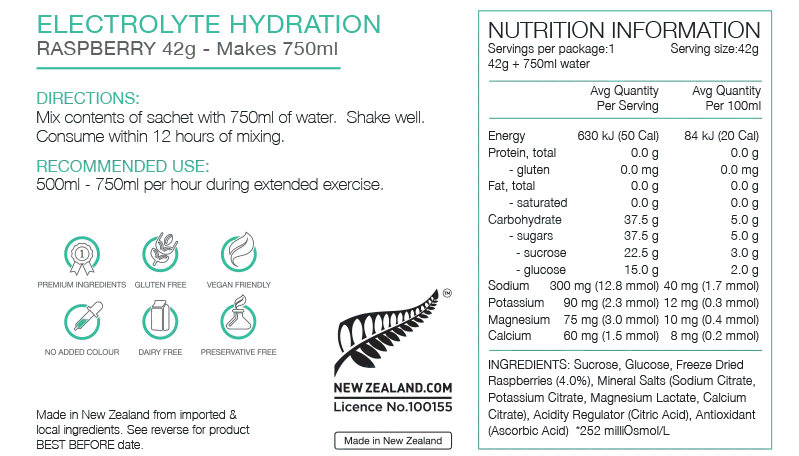 Pure Sports Electrolyte Sachets - The Triathlon Store