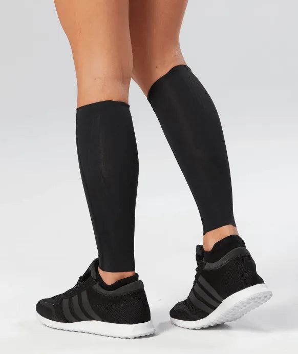 Lightspeed Compression Calf Guards - Black - The Triathlon Store
