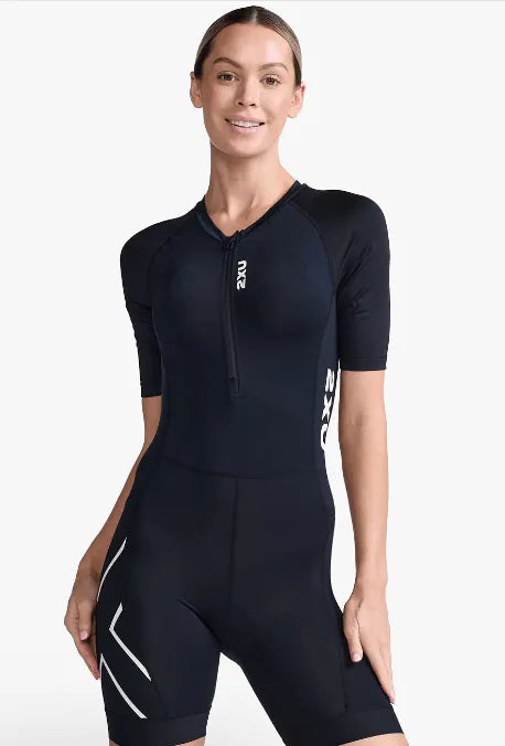 2XU Core Sleeved Tri-Suit - Women's - The Triathlon Store