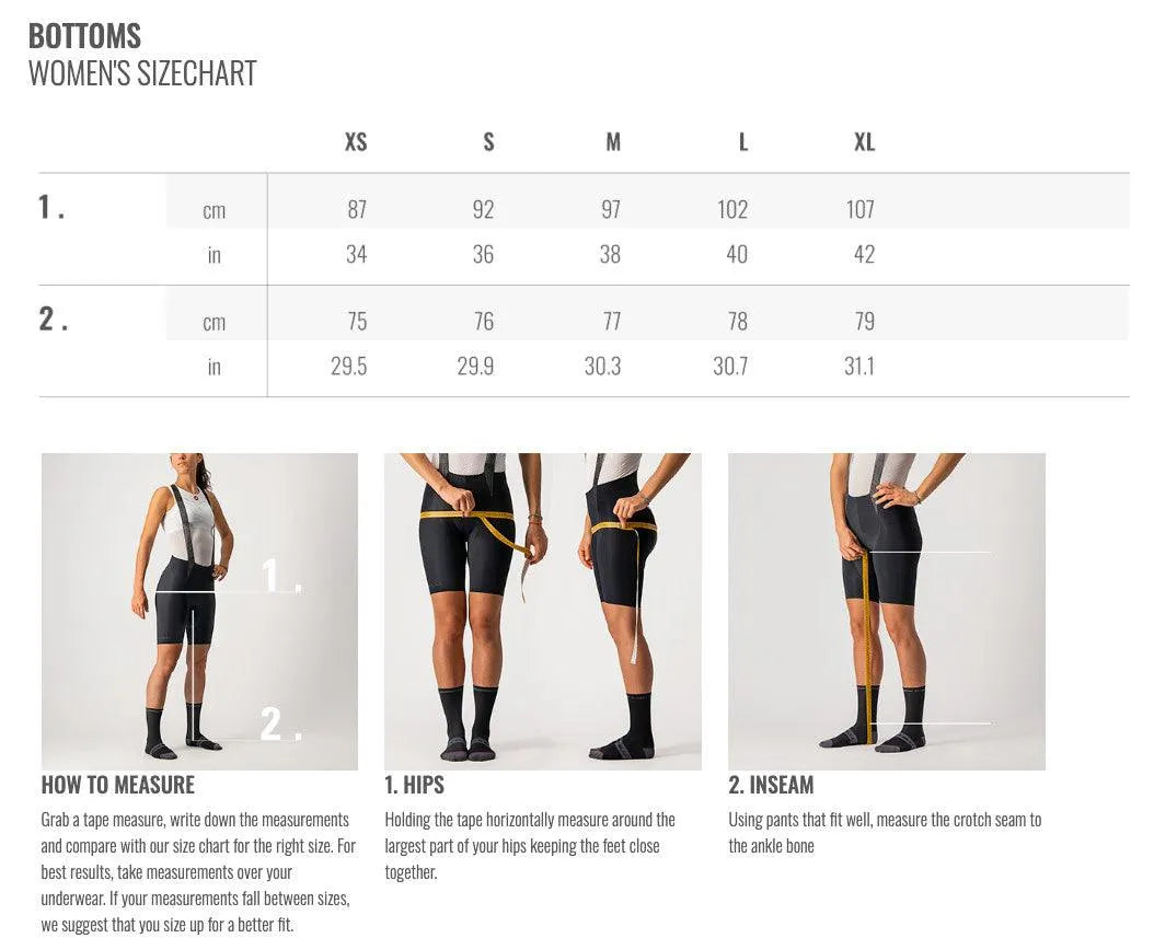 Castelli Unlimited Bib Shorts - Women's - The Triathlon Store