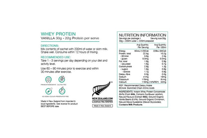 PURE Whey Protein Concentrate Sachets