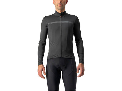 Castelli Pro (Dark Grey) Thermal Jersey - Men's - The Triathlon Store