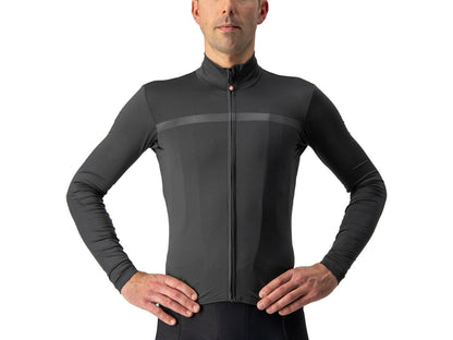 Castelli Pro (Dark Grey) Thermal Jersey - Men's - The Triathlon Store