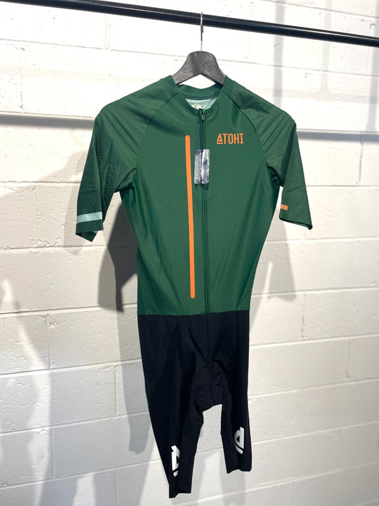 ATOHI | D-LITE | GREEN PINE | MENS TRIATHLON SUIT