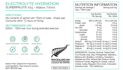Pure Sports Electrolyte Sachets - The Triathlon Store
