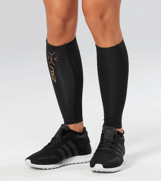 Lightspeed Compression Calf Guards - Black - The Triathlon Store