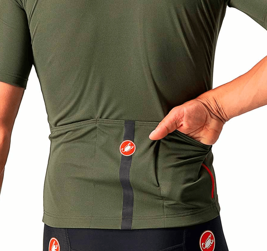 Castelli Classifica Jersey Military Green - Men's - The Triathlon Store