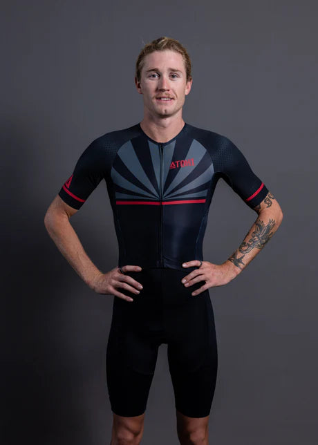 ATOHI | D-LUX V2 | RISING FUN MIDNIGHT | MENS TRIATHLON SUIT