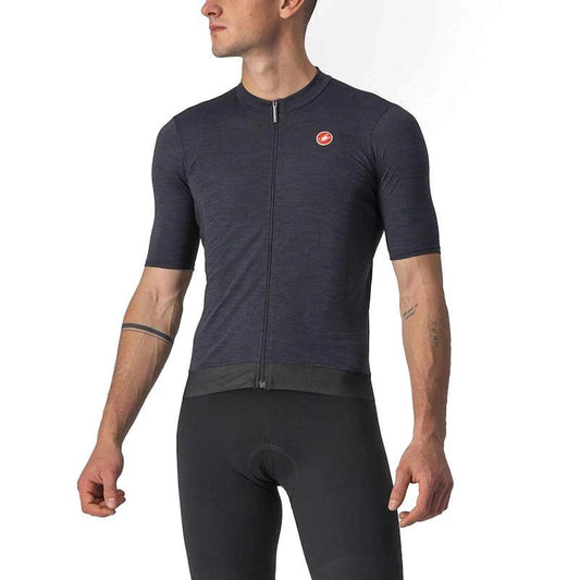 Castelli Essenza Jersey (Black) - Men's - The Triathlon Store