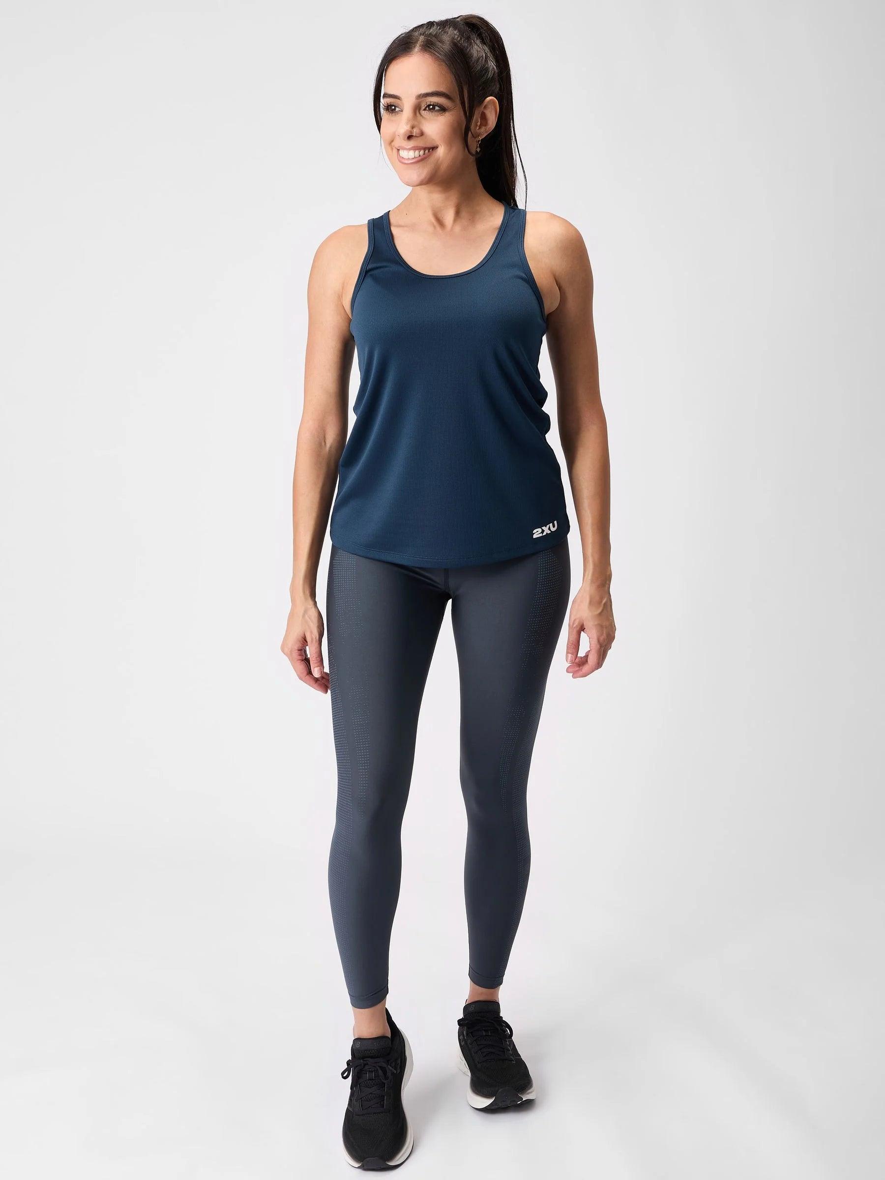 2XU Sculpt Hi-Rise Compression Tights (Navy) - Women's - The Triathlon Store