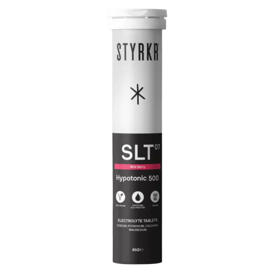 Styrkr SLT07 Electrolyte Tablets – Complete Hydration for Endurance Athletes