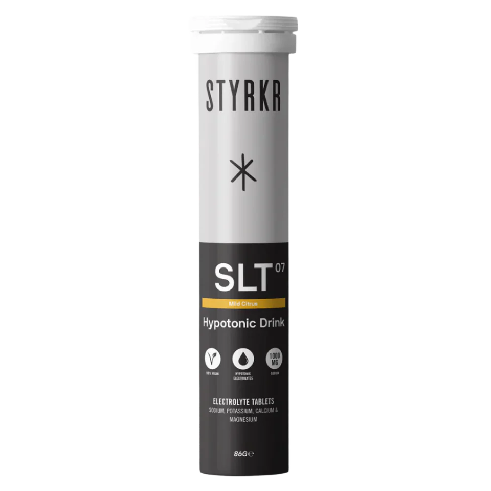 Styrkr SLT07 Electrolyte Tablets – Complete Hydration for Endurance Athletes